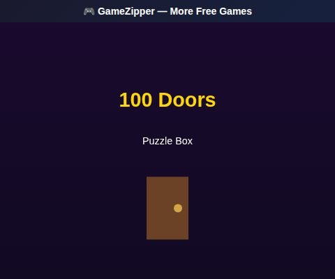 100 Doors Puzzle Box